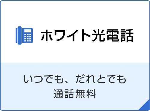 ホワイト光電話